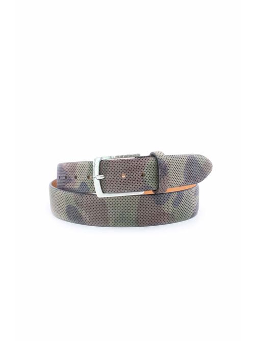 Cintura in pelle camouflage Paolo da Ponte | Cinture | PI56519